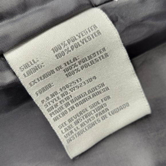 Weather‎ Tamer Women's Coat Jacket S Blue Gray Colorblock Fleece Lined Button - Picture 14 of 14